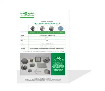 Markeringsnagels technische specificaties