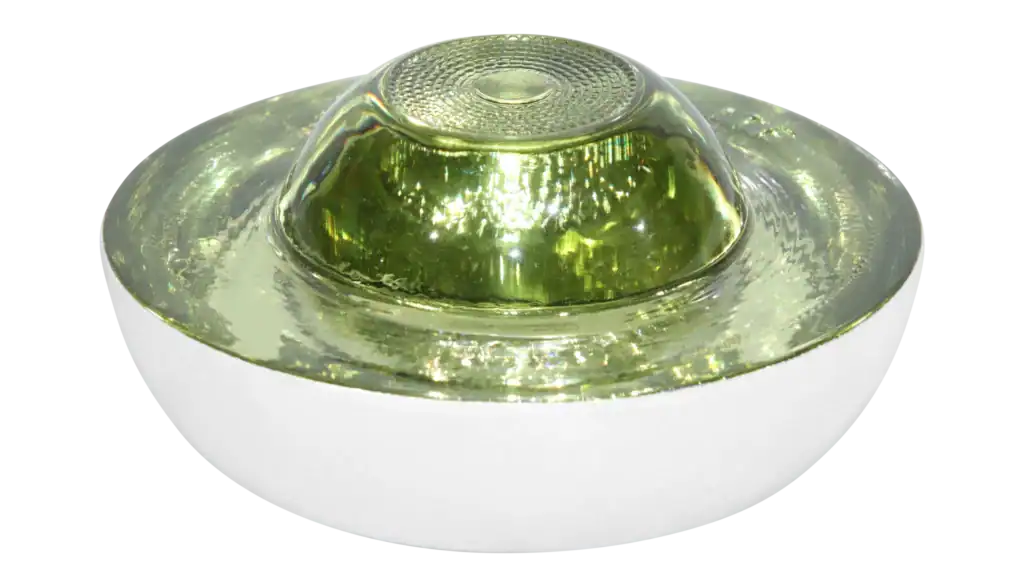 Glasbolreflector Geel Type lux 3 100mm