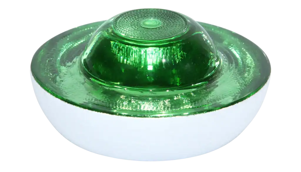 Glasbolreflector groen Type lux 3 100mm