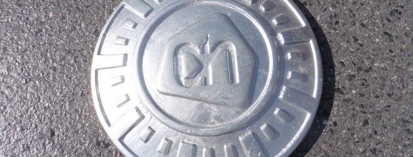 Markeringslogo met logo relief 150 mm